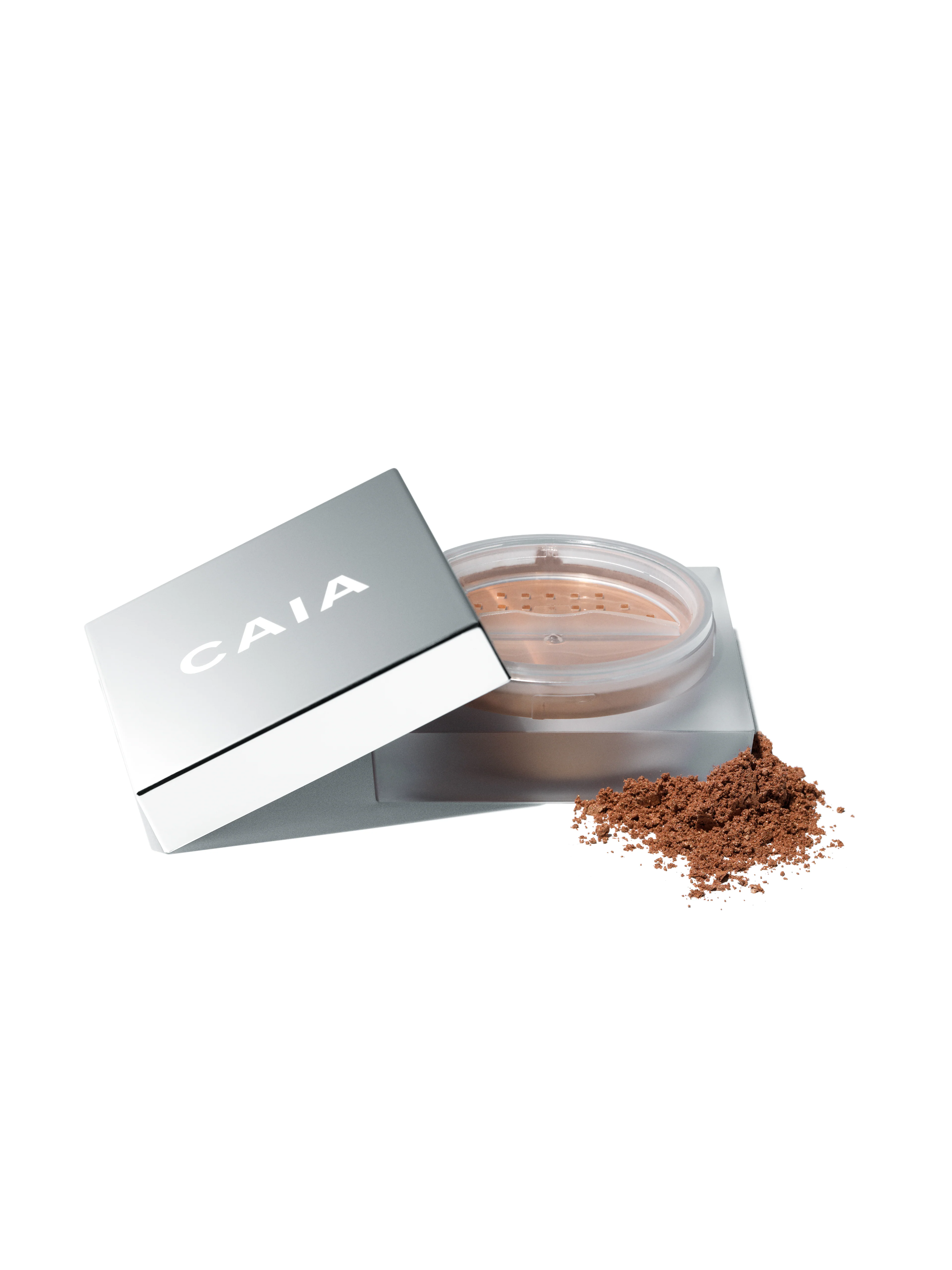 Glow Setting Powder von Caia Cosmetics für ein langanhaltendes Finish.