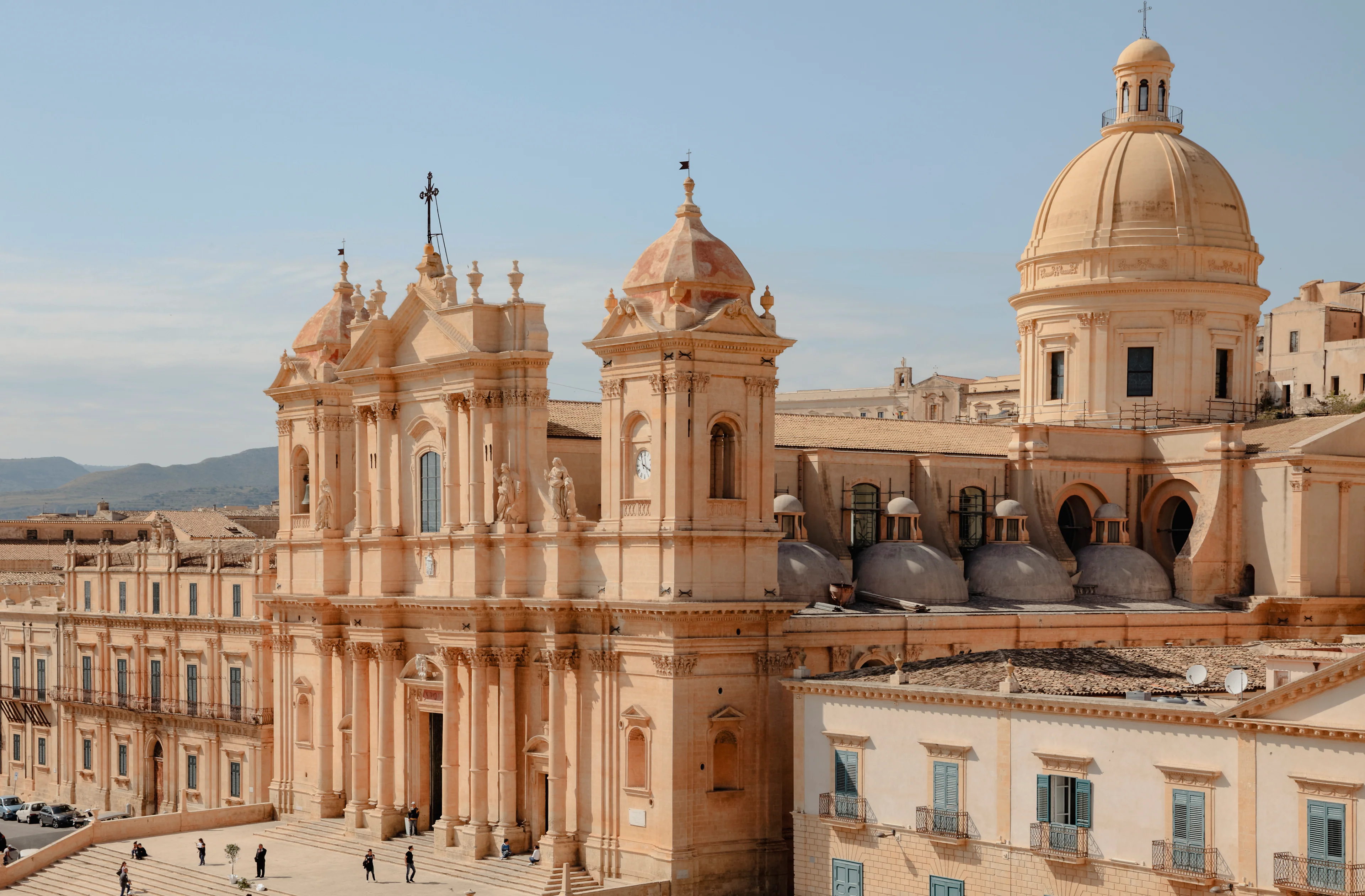 Die Kathedrale San Nicolò in Noto auf Sizilien – kultureller Höhepunkt einer Mittelmeerroute mit Explora Journeys durch Italien und Südeuropa.